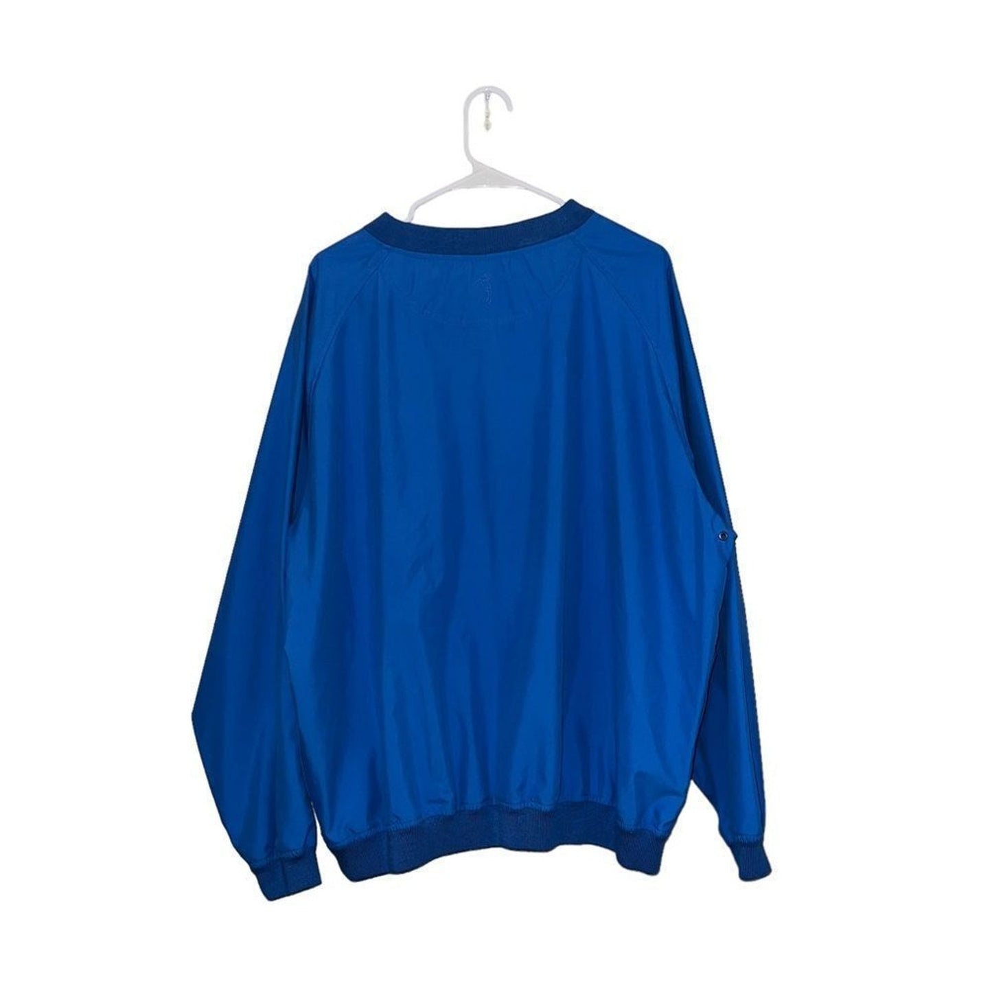 Consensus Golf Windshirt Pullover Men's XL Blue V-Neck Lightweight Golf