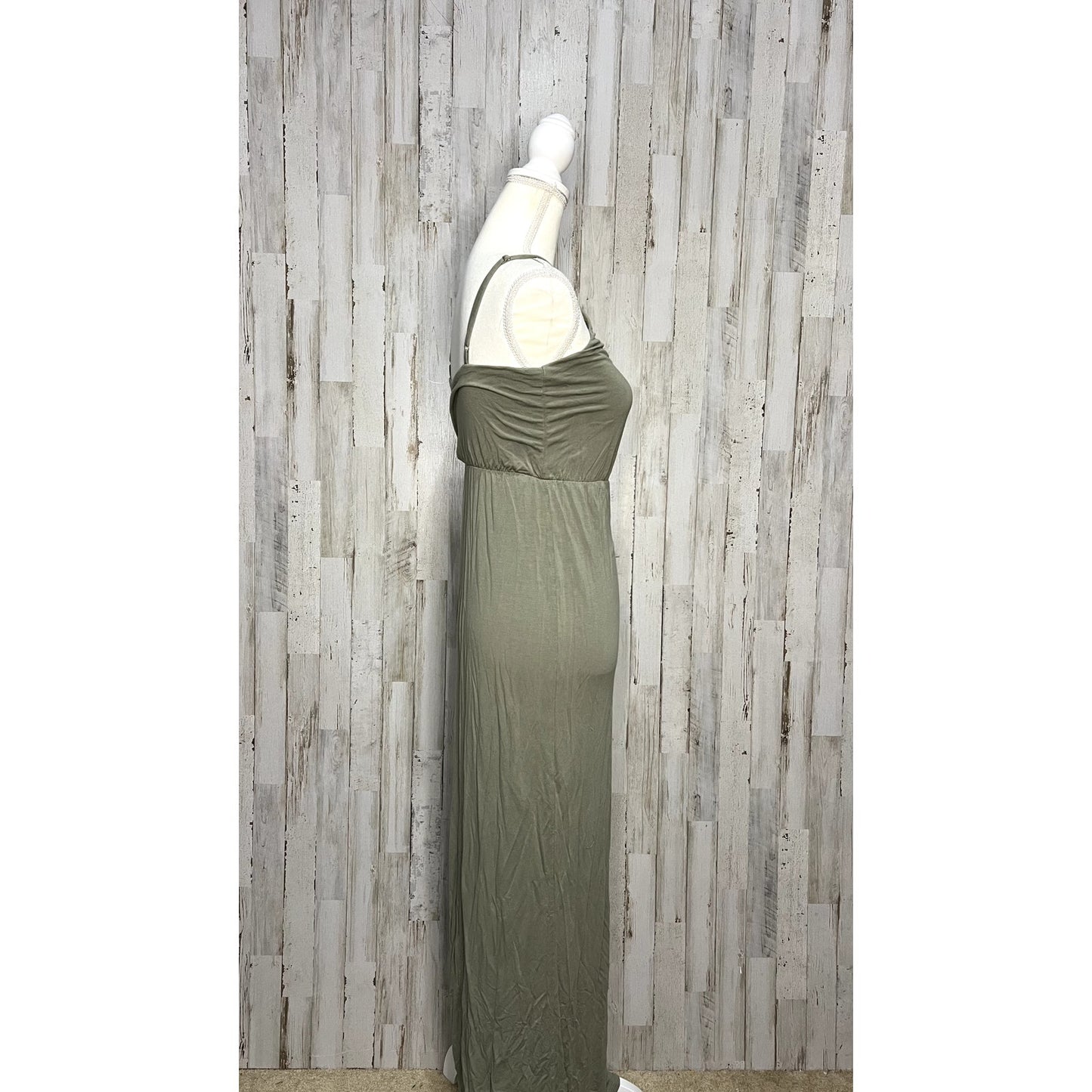 Lulus Women's XS Olive Green Maxi Dress Party Cocktail Summer