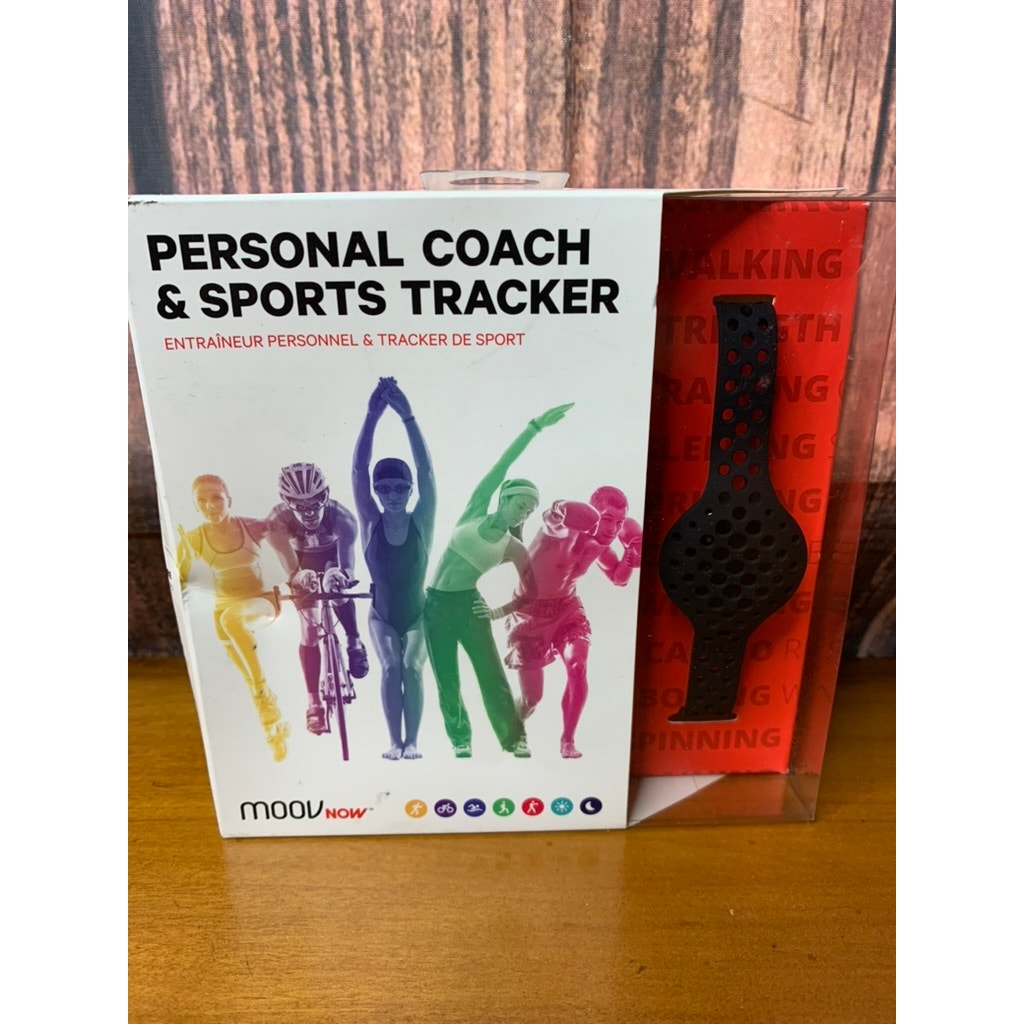 Moov Now Personal Coach Activity Tracker Black Waterproof