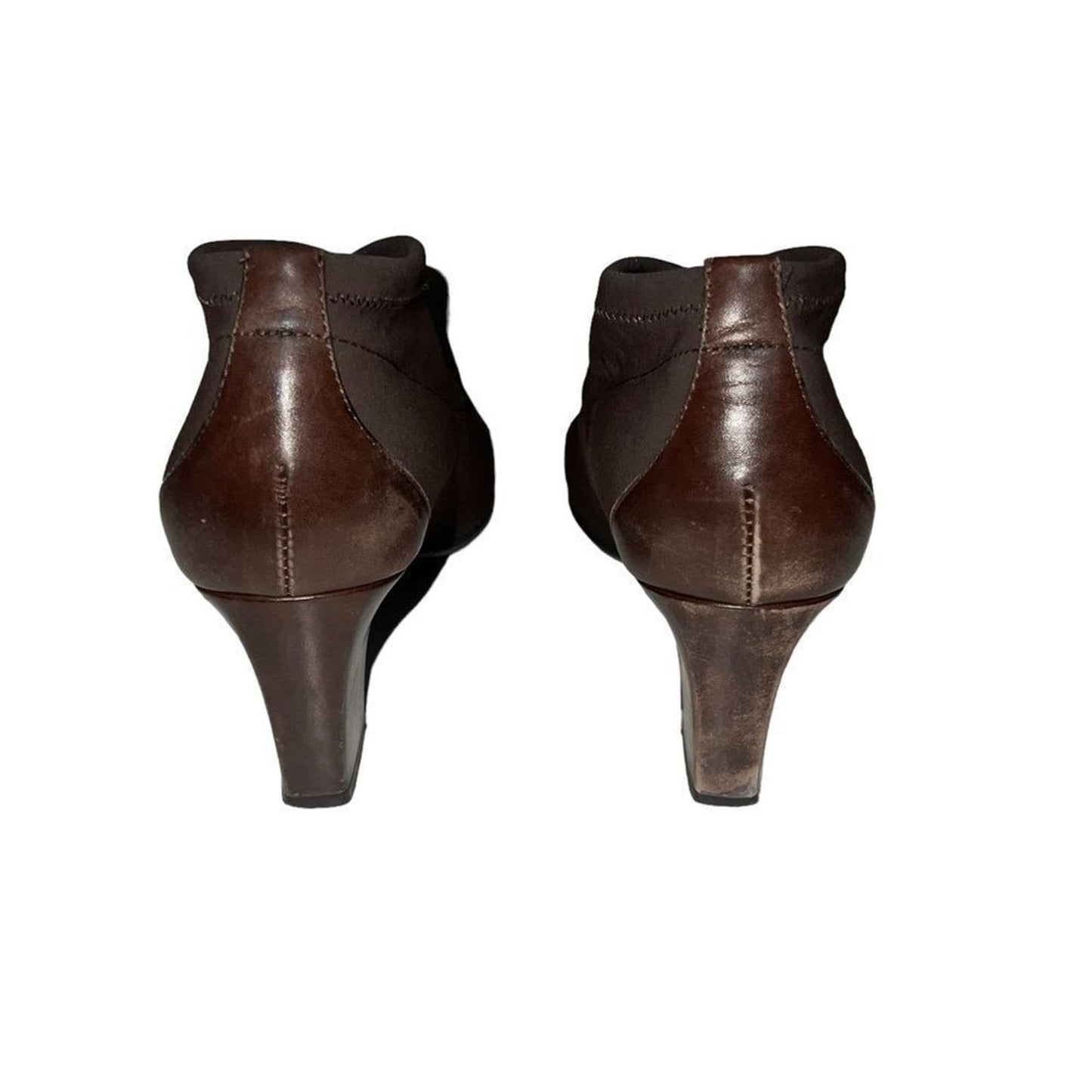 Donald J. Pliner Brown Reya Booties Sz 7M