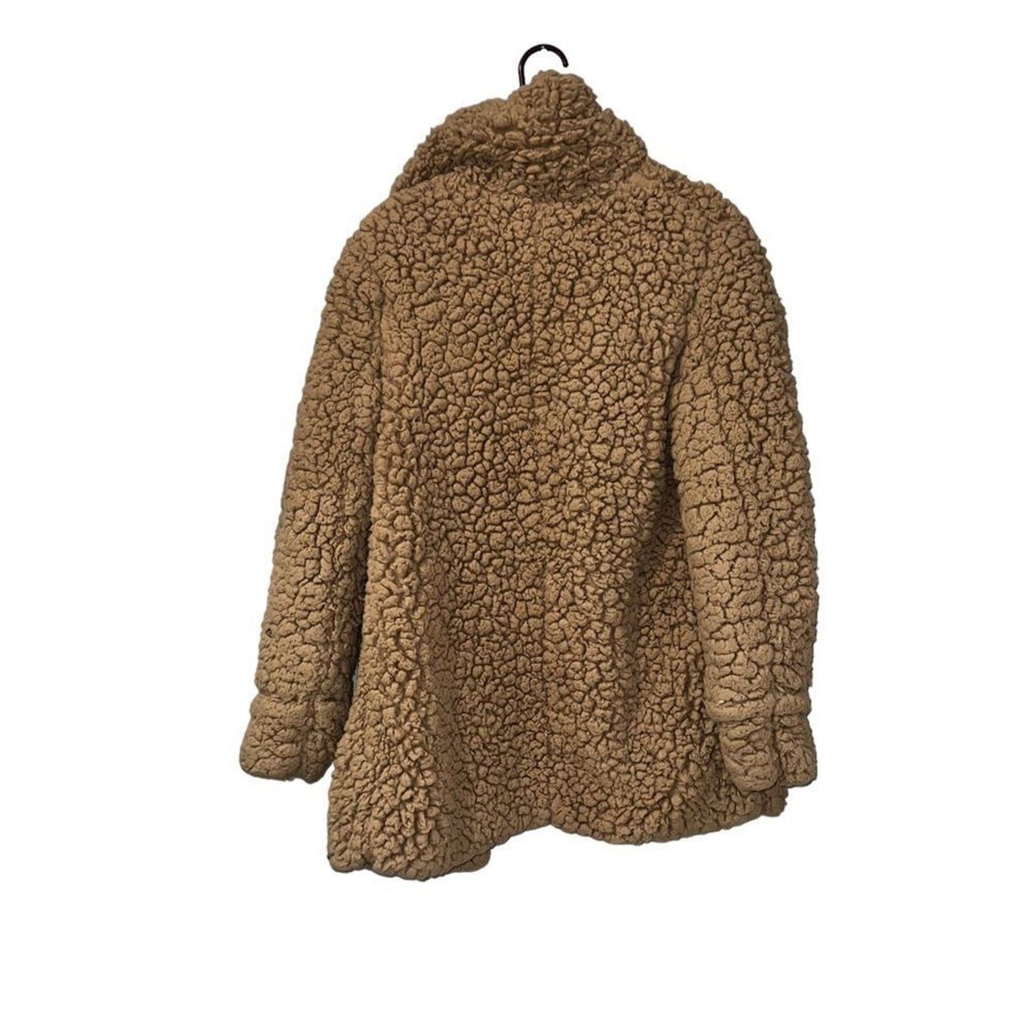 Altar'd State Brown Fuzzy Teddy Jacket XS