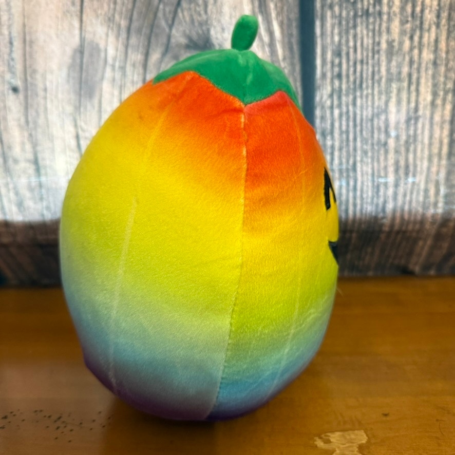 Squishmallows 10" Staley Rainbow Pumpkin Halloween Plush