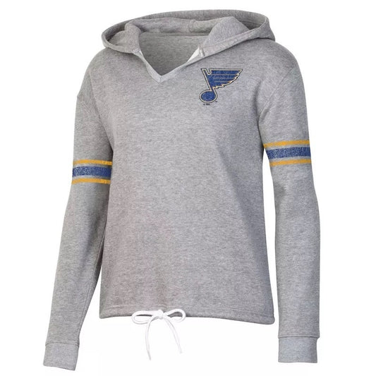 NWT St. Louis Blues Women's Fleece Hooded Sweatshirt Blue Size Medium Pullover