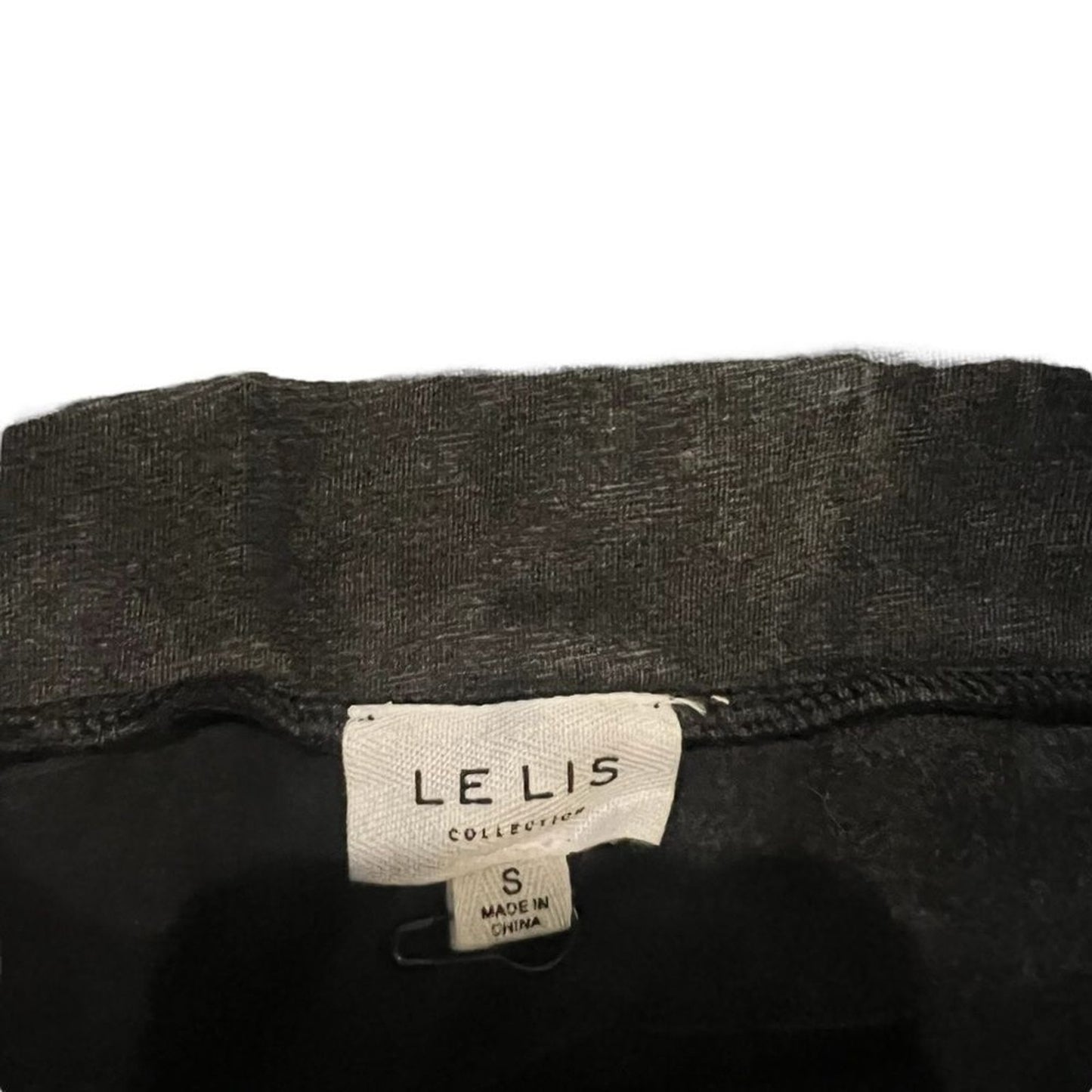 Le Lis Collection Skirt Womens Size Small Gray Ruched Drawstring Mini