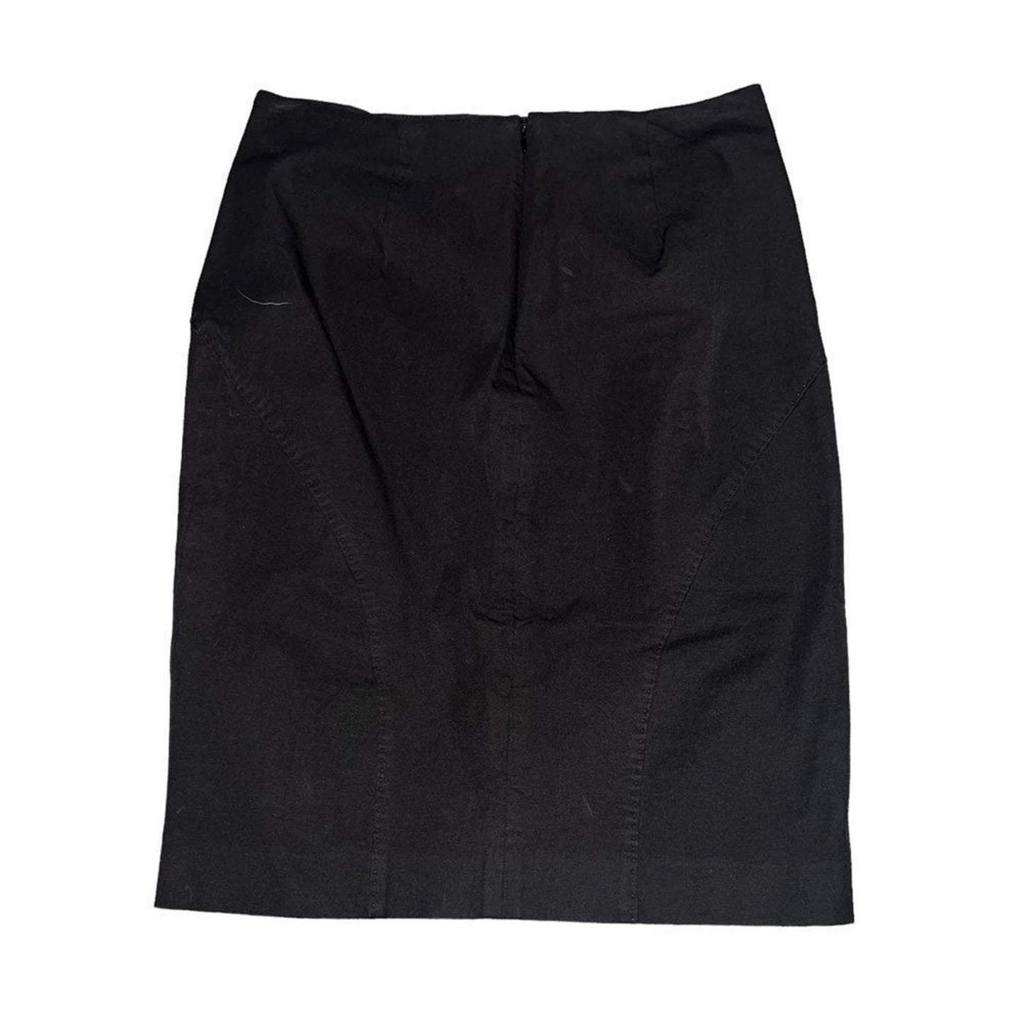 Banana Republic Skirt Women's Size 6 Black Straight Pencil Knee Length Zip