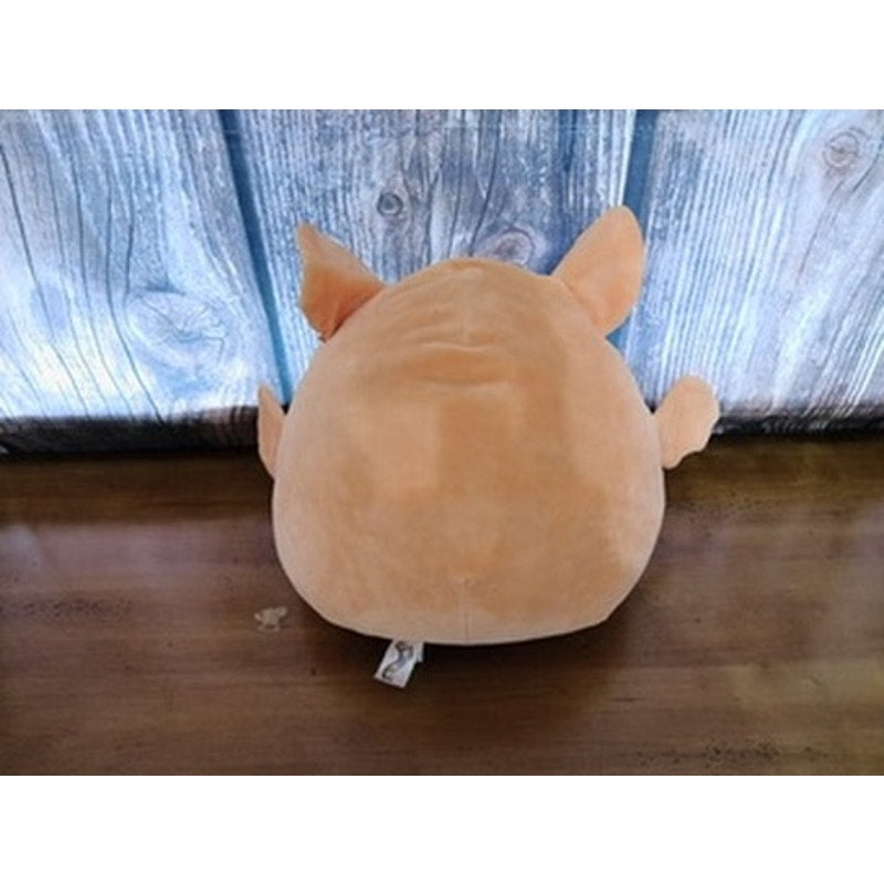 Squishmallows Orange Vampire Bat Plush Gold Wings OSG 12"
