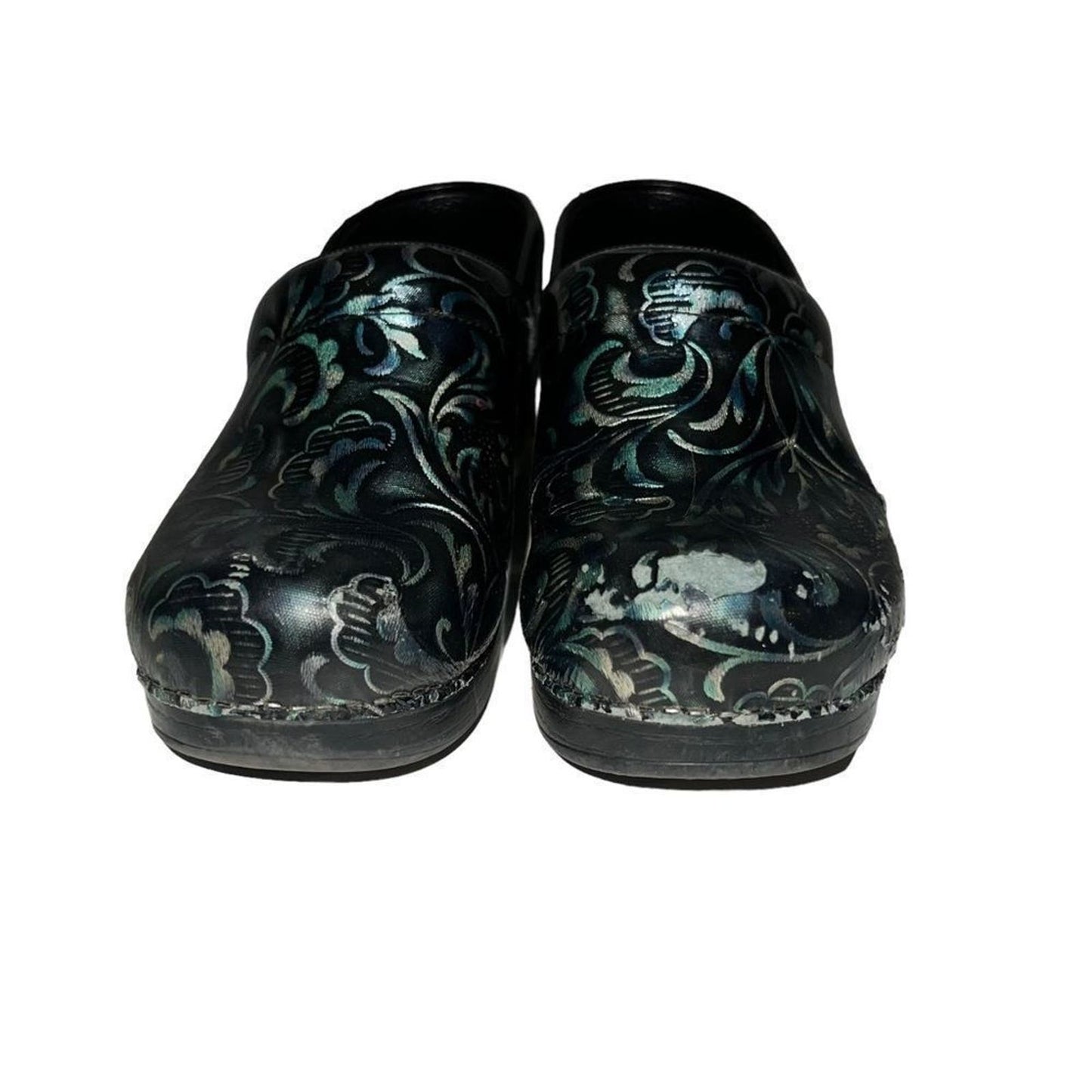 Women’s Dansko Engraved Floral Clogs 37 US 6.5-7