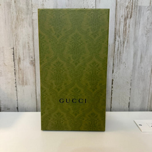 Gucci Gift Box Green Embossed Logo Two-Piece Lid 10x6x2 Empty