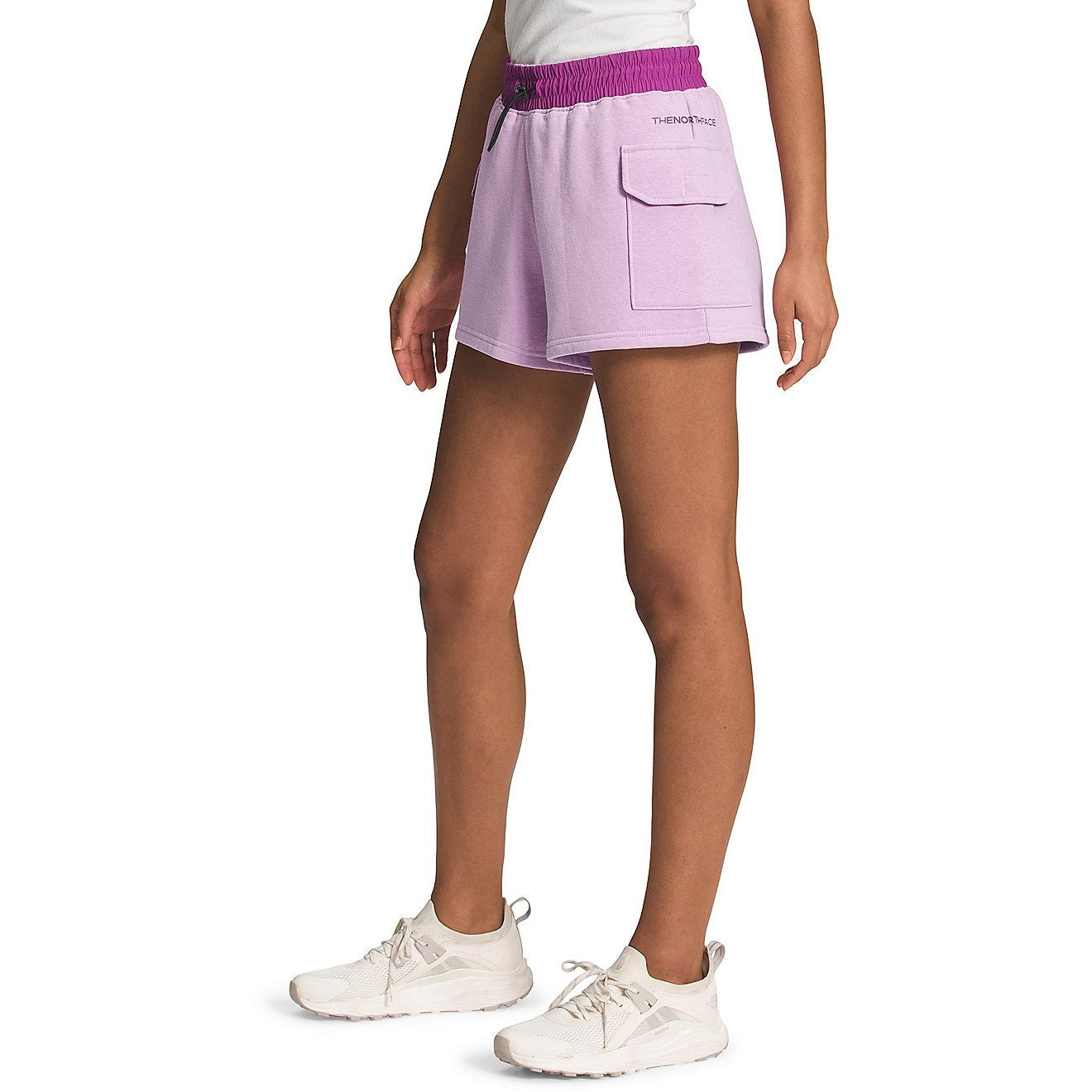 NWT The North Face Women's Small Purple Relaxed Fit Elastic Waist Utility Shorts