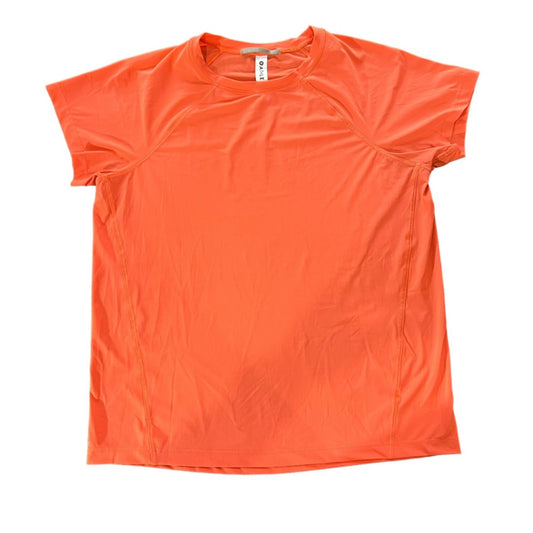 Athleta Orange Seamless Short Sleeve Tee Size XS