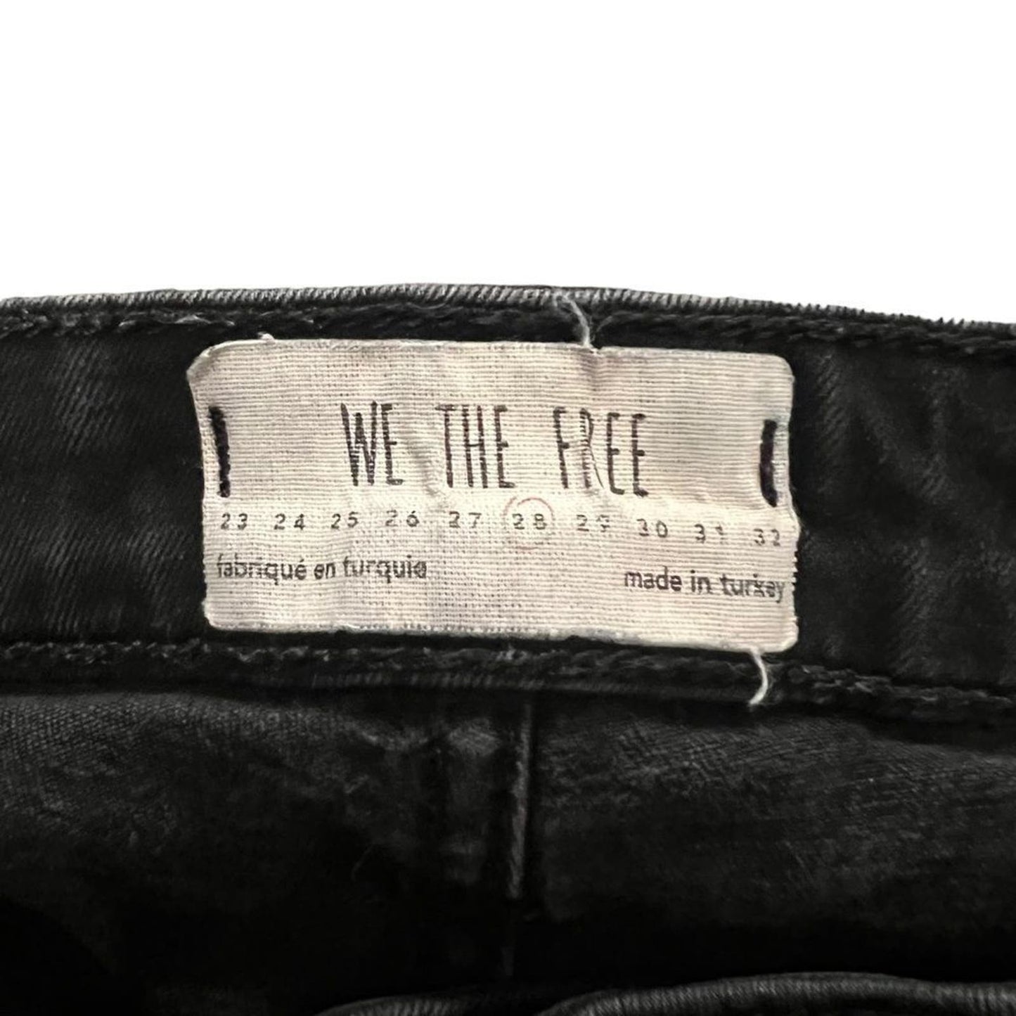 We The Free Size 28 Black Skinny Jeans