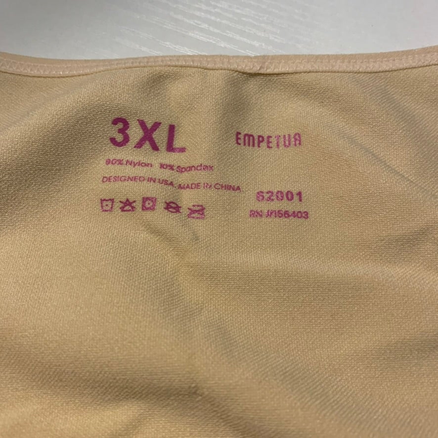 NWOT Empetua Beige Compression Cami Shapewear Tank Size 3XL