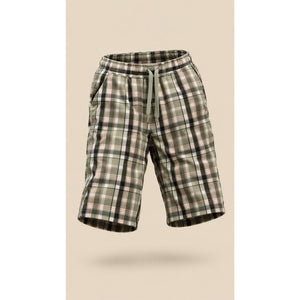 Kim Rogers Petite Plaid Bermuda Shorts Size 14P Women’s Beige Orange