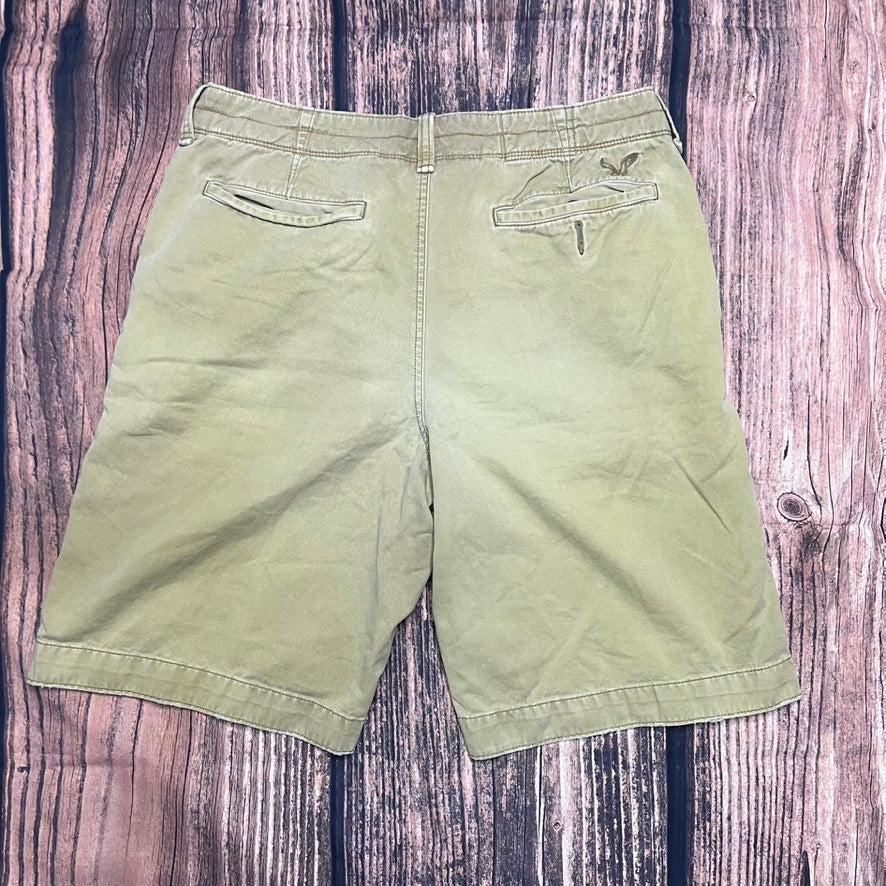 American Eagle Men's Chino Shorts Khaki Size 34 Casual Solid