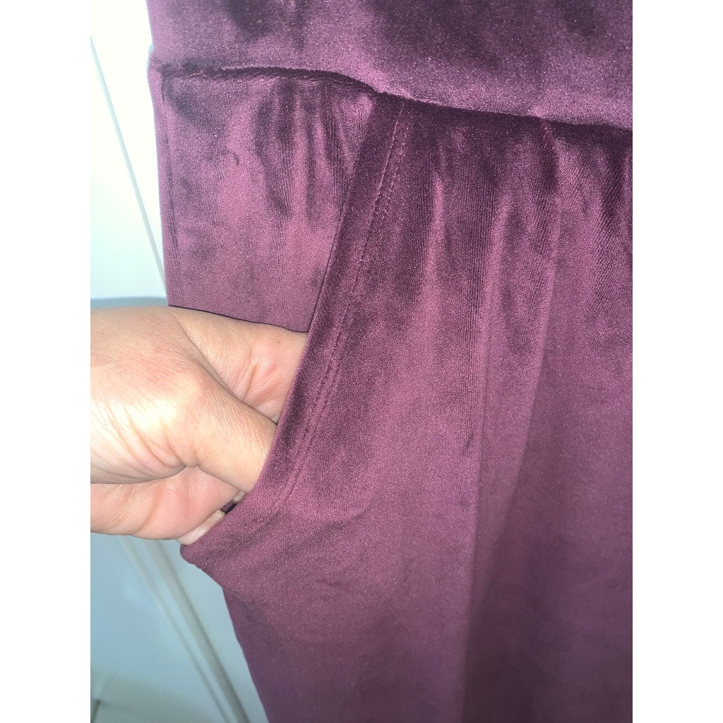 Victoria's Secret Women's XL Purple Velour Jogger Pants Casual