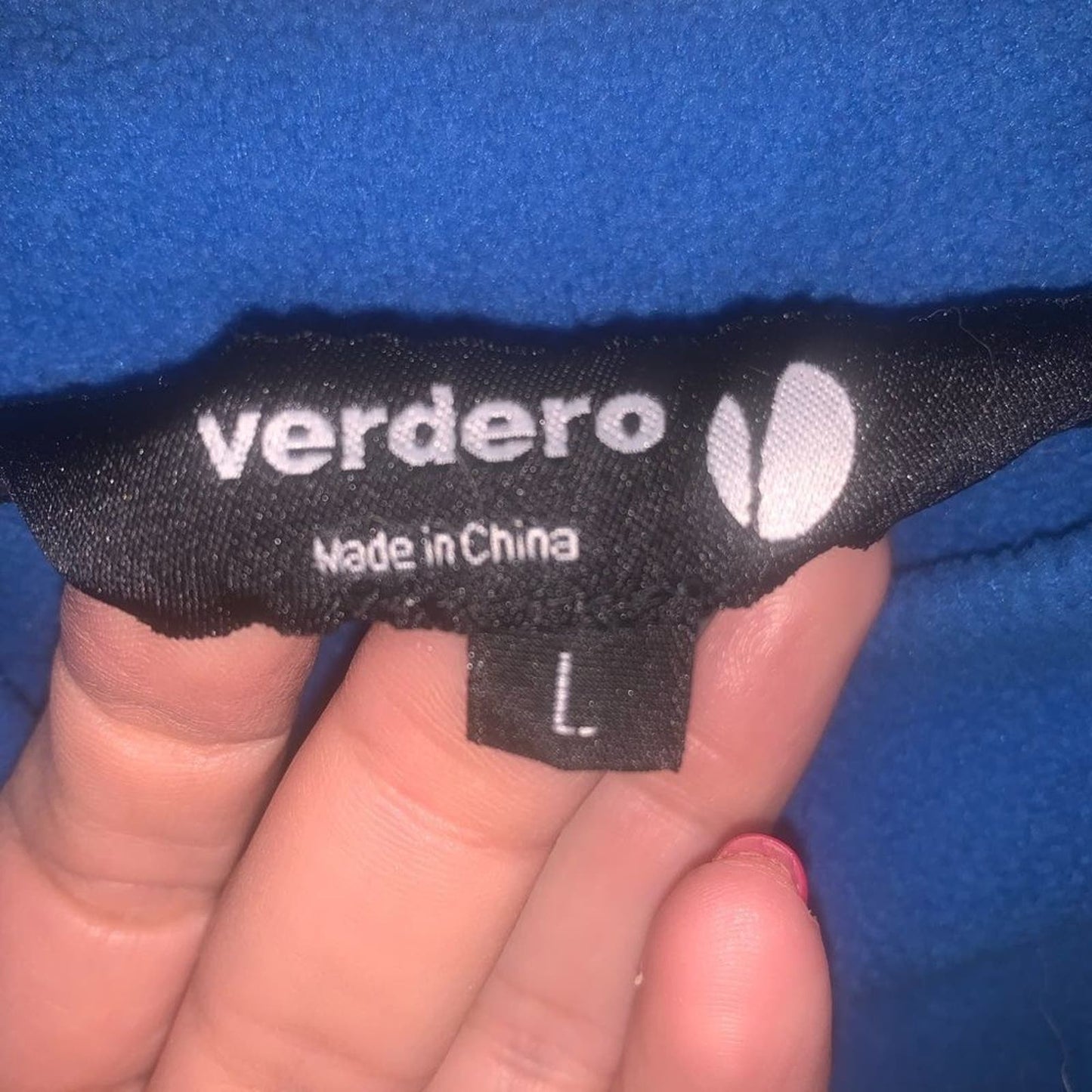 Verdero Royal Blue Fleece Pullover L