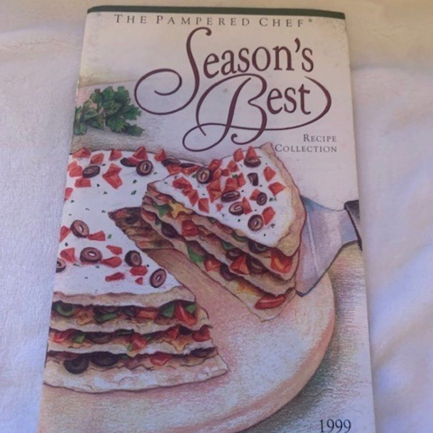 Set 4 Pampered Chef Season's Best Recipe books