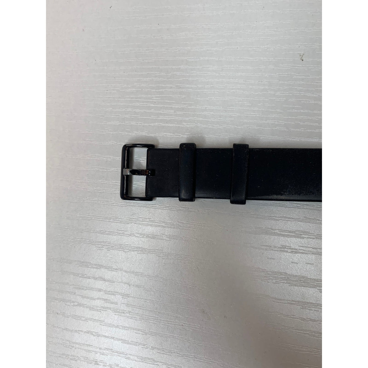 Gold Square Smart Watch Black Band Heart Rate Sleep Sport Fitness Tracker Unisex