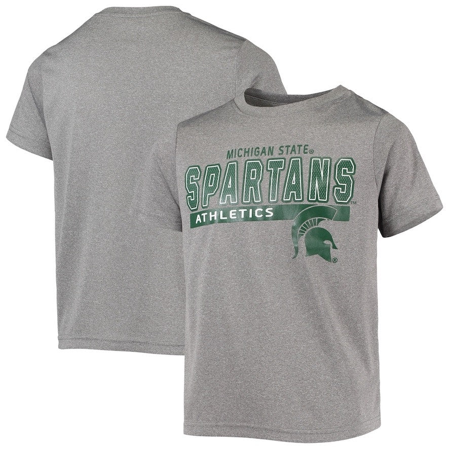 NWT Team Athletics Heather Gray DRI-FIT Michigan State Spartans Athletics TShirt