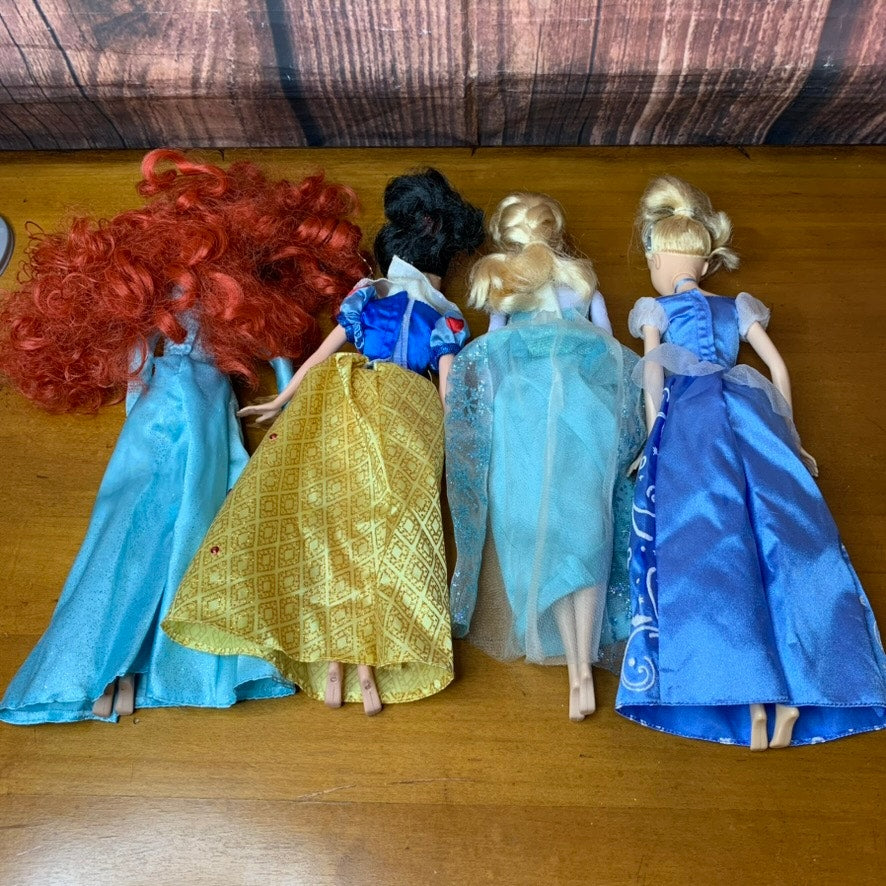 Disney Princess Fashion Doll Lot of 4