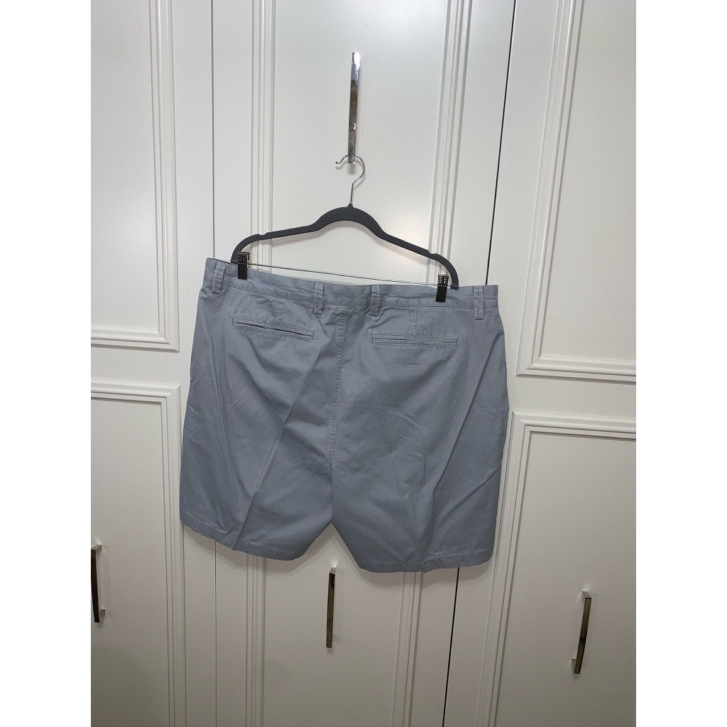 Cutter & Buck Men's Chino Shorts Size 44B Blue Casual Twill Flat Front