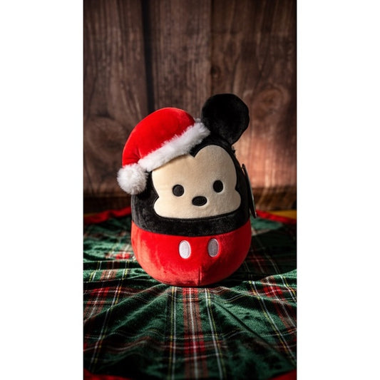 NWT Squishmallows Disney Holiday Mickey Mouse Santa Hat 8 in