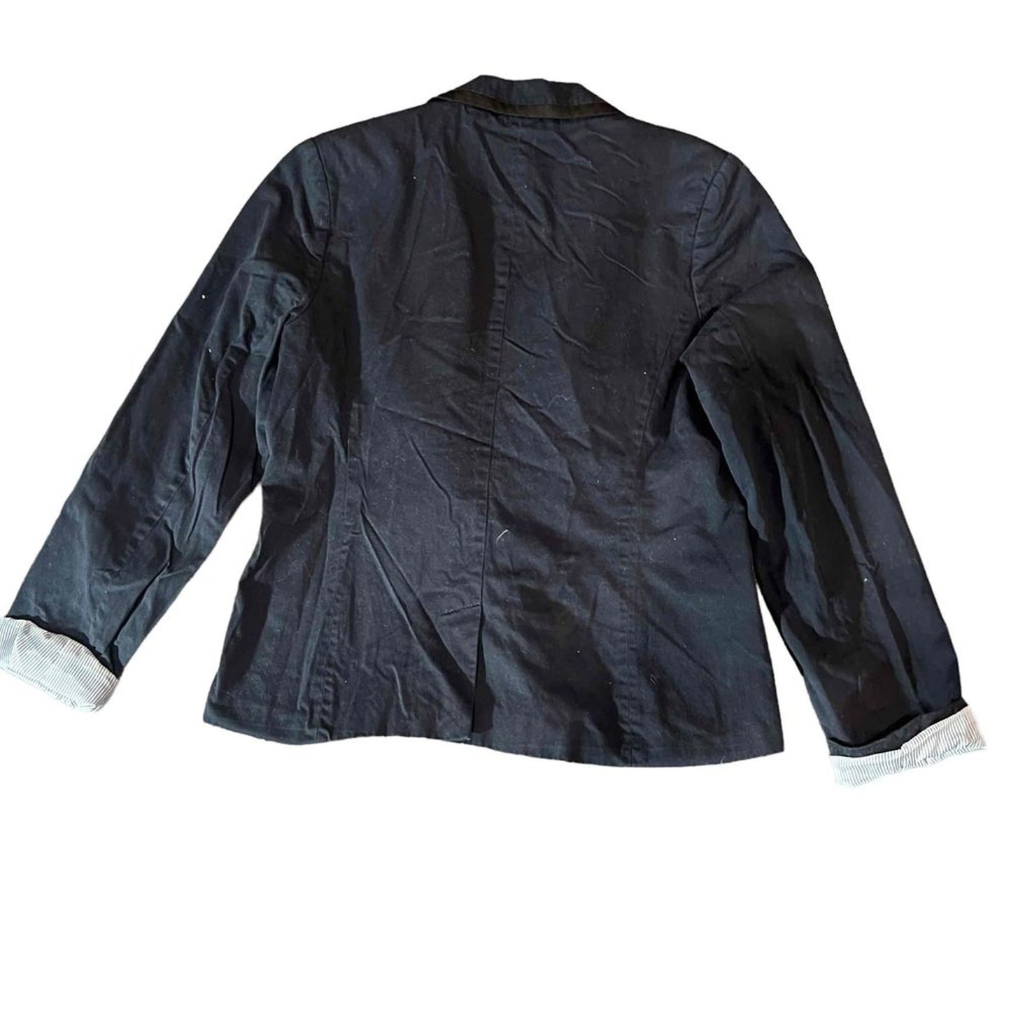 American Eagle Outfitters Blazer Womens Size Medium Black Single Button Lined
