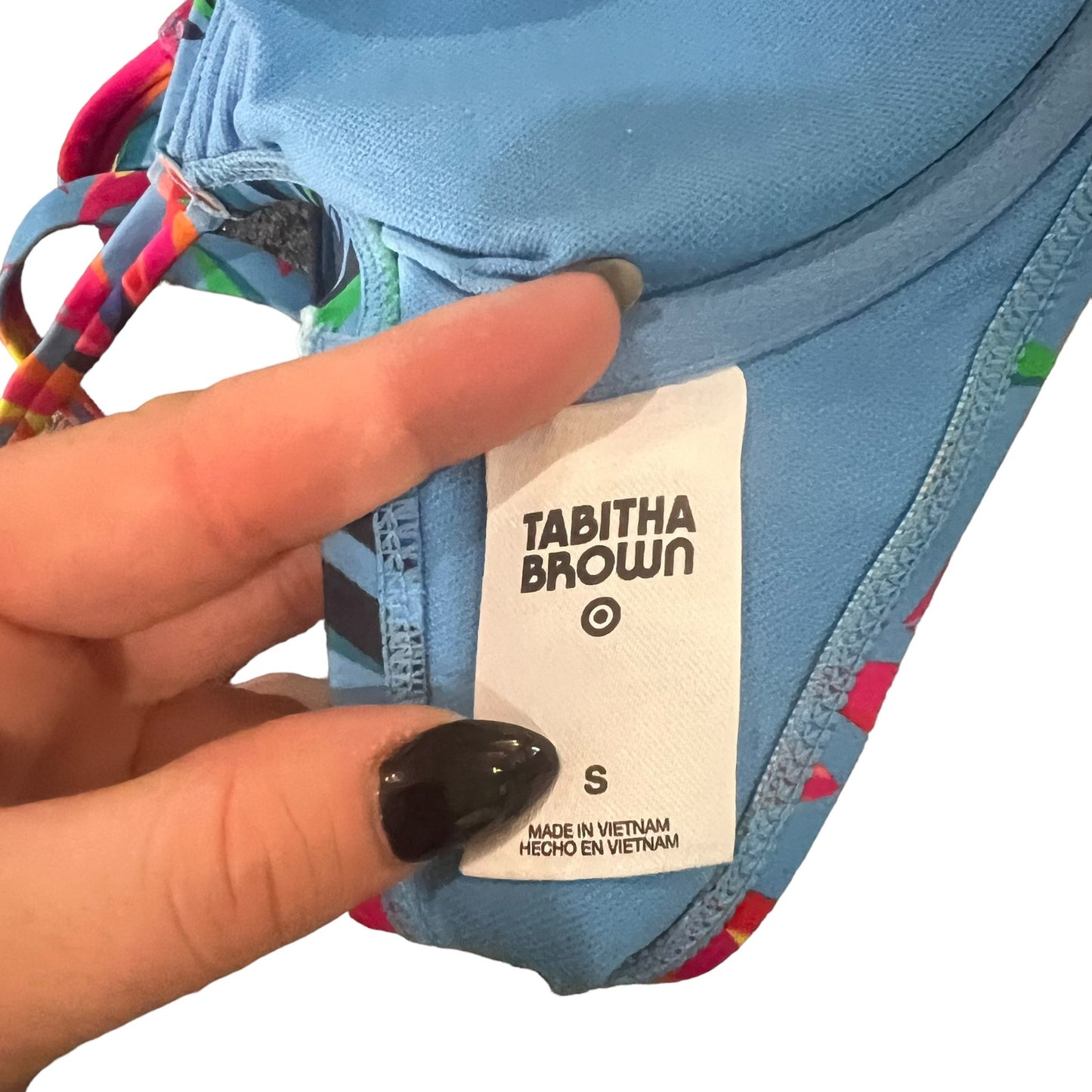 Tabitha Brown X Target Women's Small Tropical Leopard Print Underwire Bikini Top