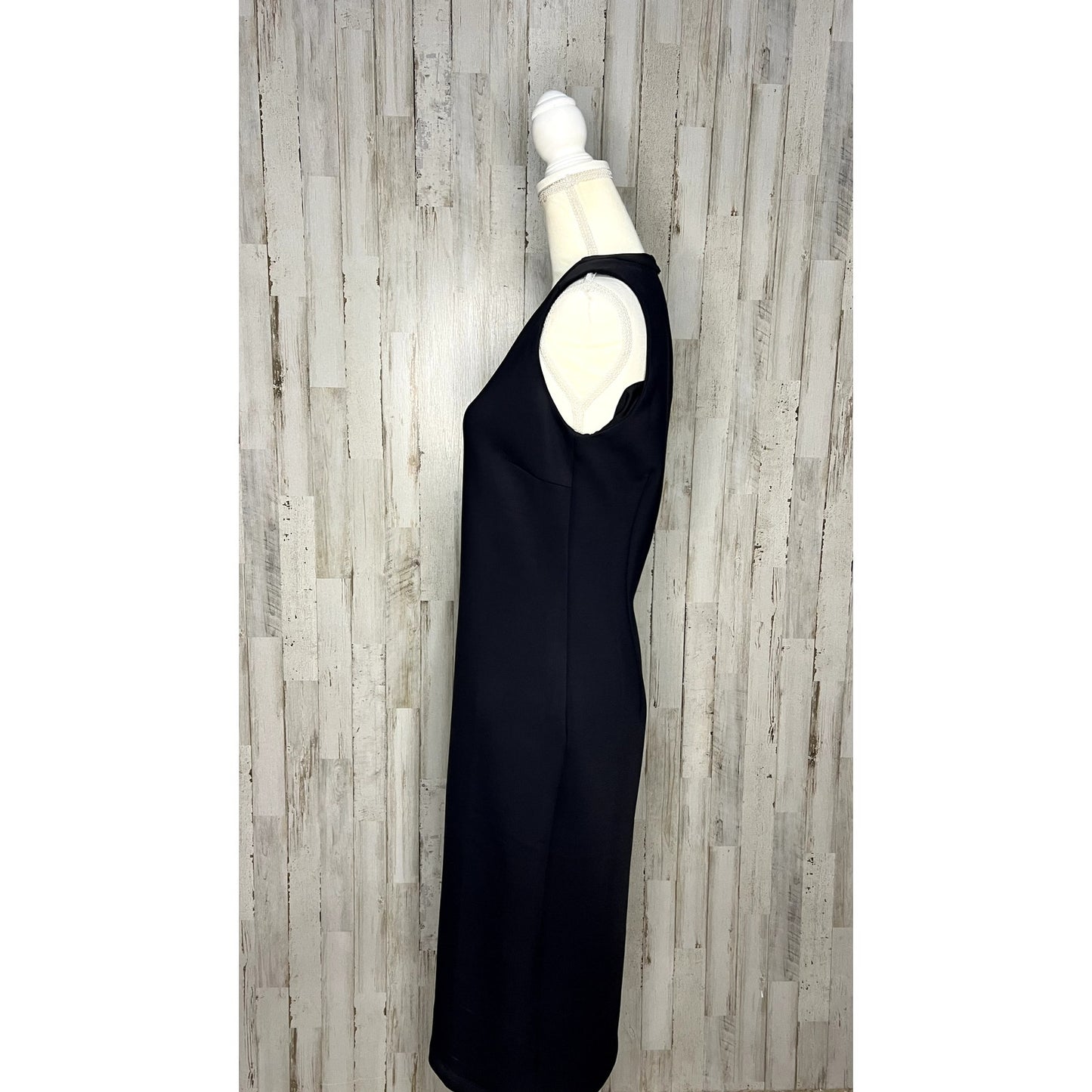 NWT J.McLaughlin Women's Barry Dress Black Sheath Knee Length Size Small