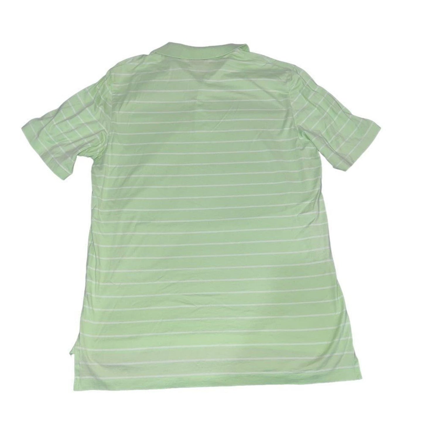 Polo by Ralph Lauren Green and White Striped Polo Men’s Medium