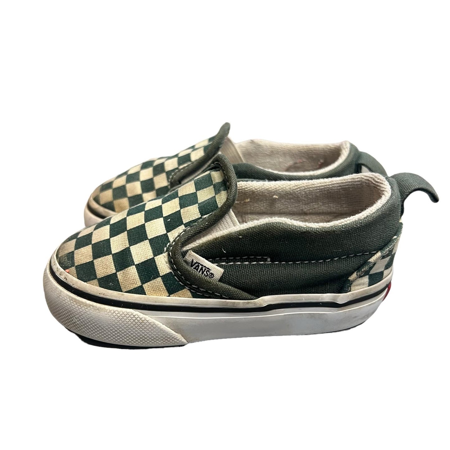 Vans Slip-On V (Color Theory) Checkerboard Mountain View Toddler Size 5.0