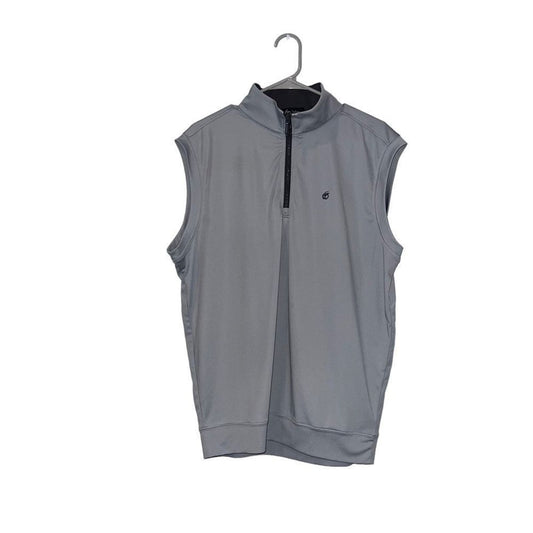 Byron Nelson 1/4 zip grey golf vest L