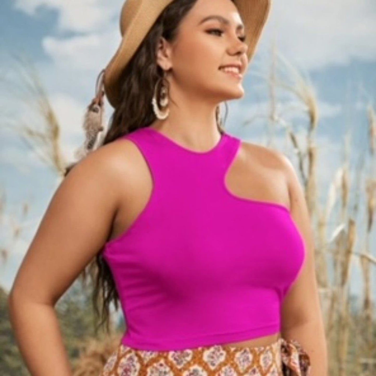 Set of 2 Cutout Shoulder Crop Tops