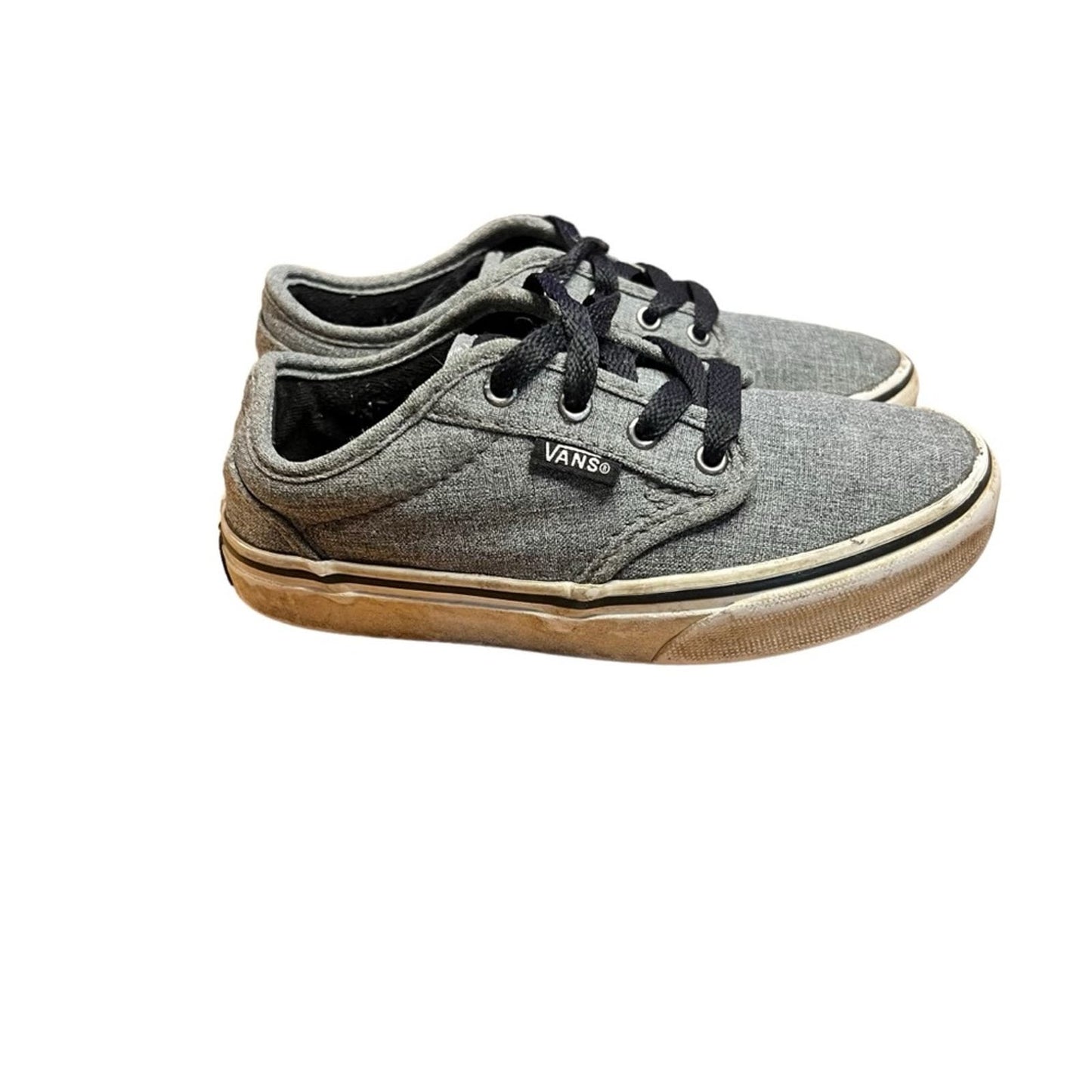 Vans Winston Rock Boy's Low Top Lace Up Grey Skate Shoes - Youth Size 12.5