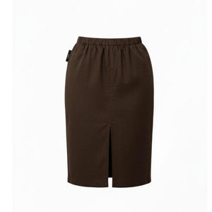 NWT Sag Harbor Skirt Womens Size 18 Brown Java Stretch Pencil Midi Pull-On