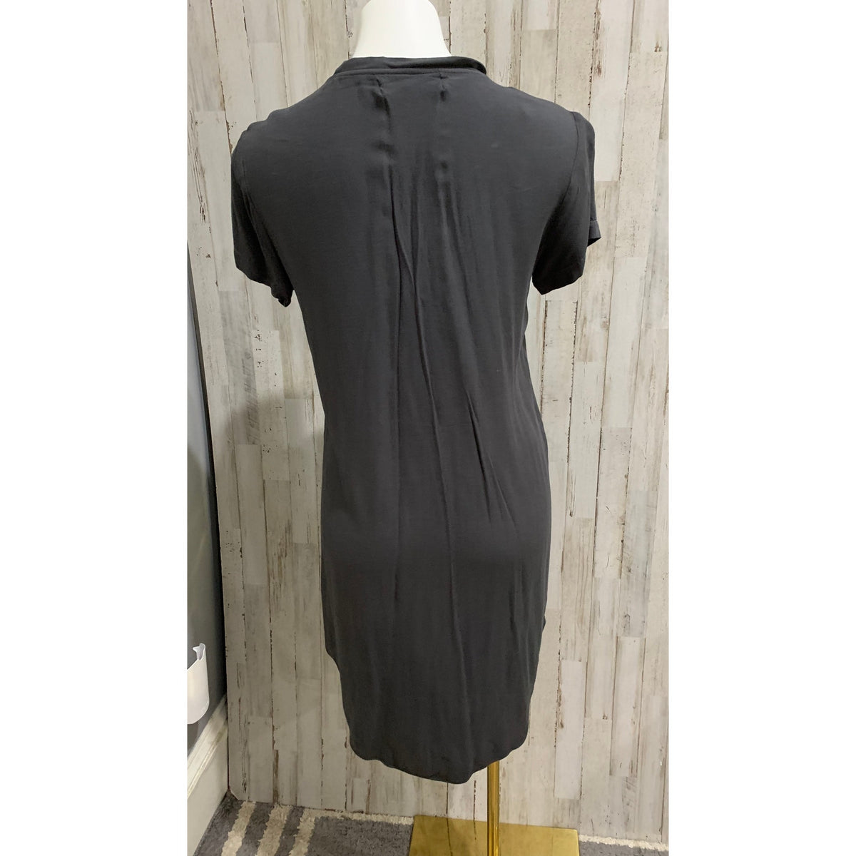 Anthropologie Cloth & Stone Dress Womens Size Small Gray V-Neck