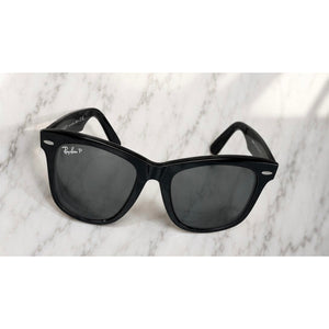Ray-Ban Wayfarer Prescription Sunglasses Unisex Black Frame Gray Lenses