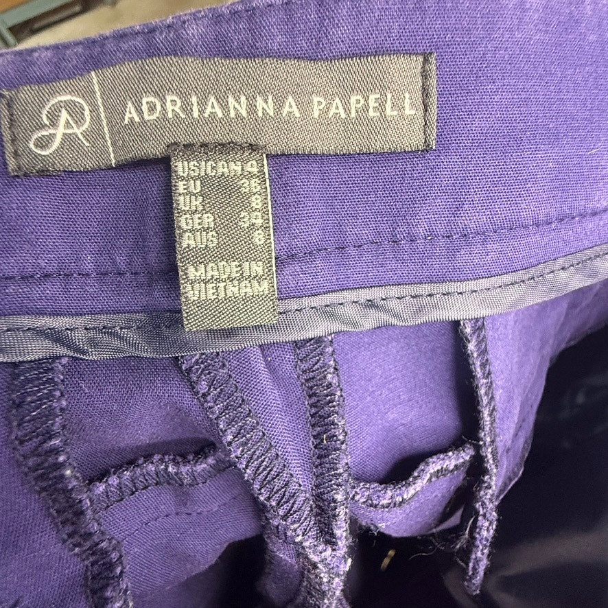 Adrianna Papell Women's Size 4 Blue Stretch Dress Pants Casual