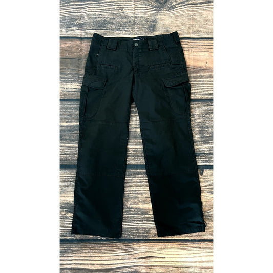 5.11 Tactical Women's Cargo Pants Size 10 Black Outdoor Functional Pockets