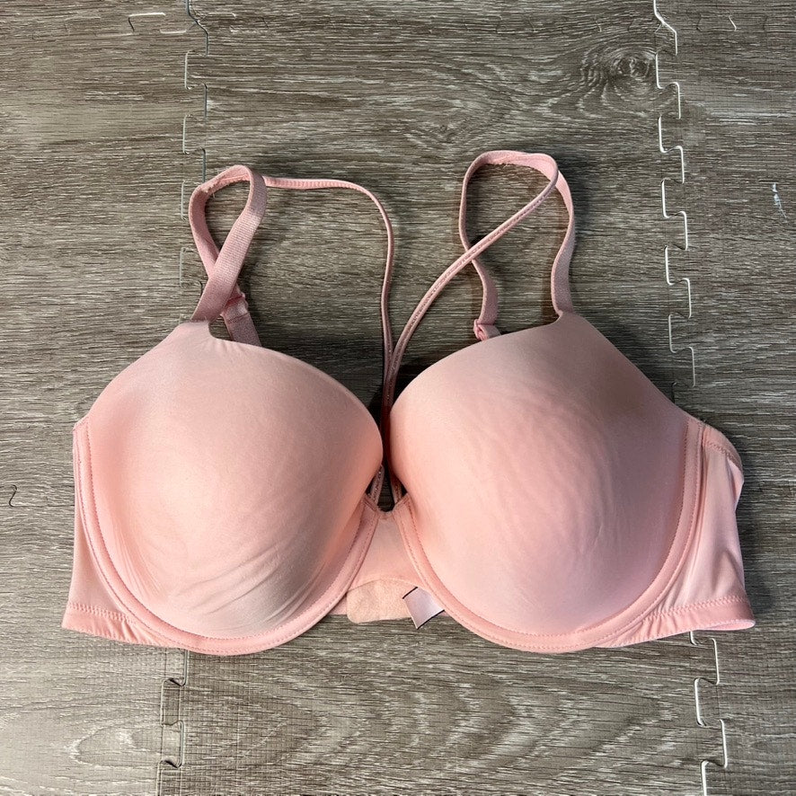 Victoria's Secret Lined Demi Bra 38D Pink Padded Underwire