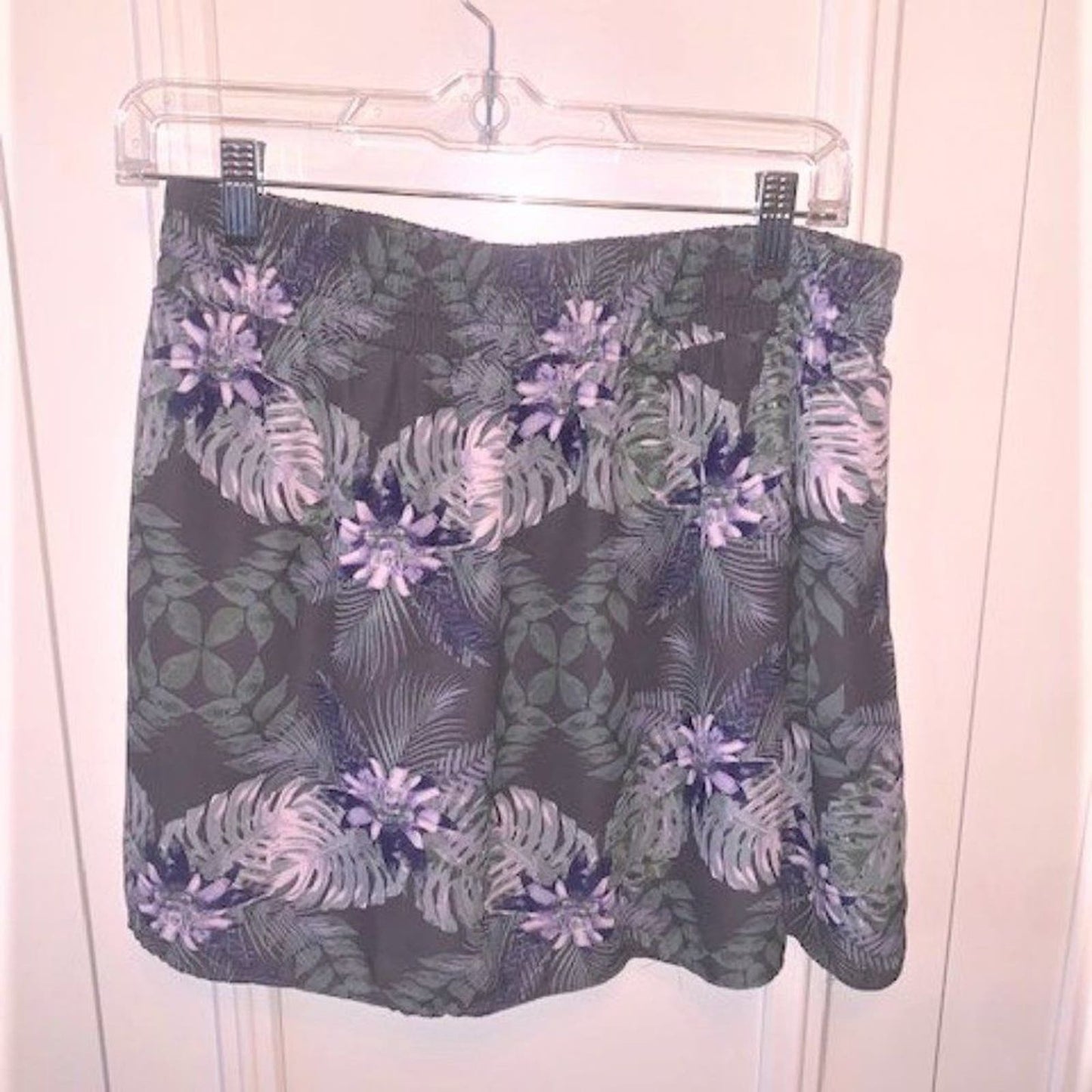 Mossimo Flounced Floral Summer Skirt L