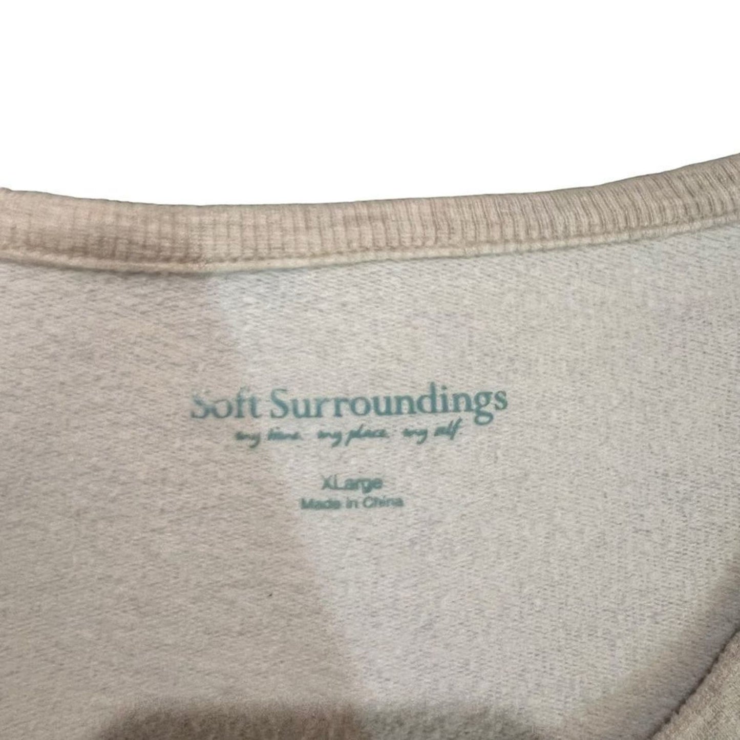 Soft Surroundings Crewneck Sweater Size XL