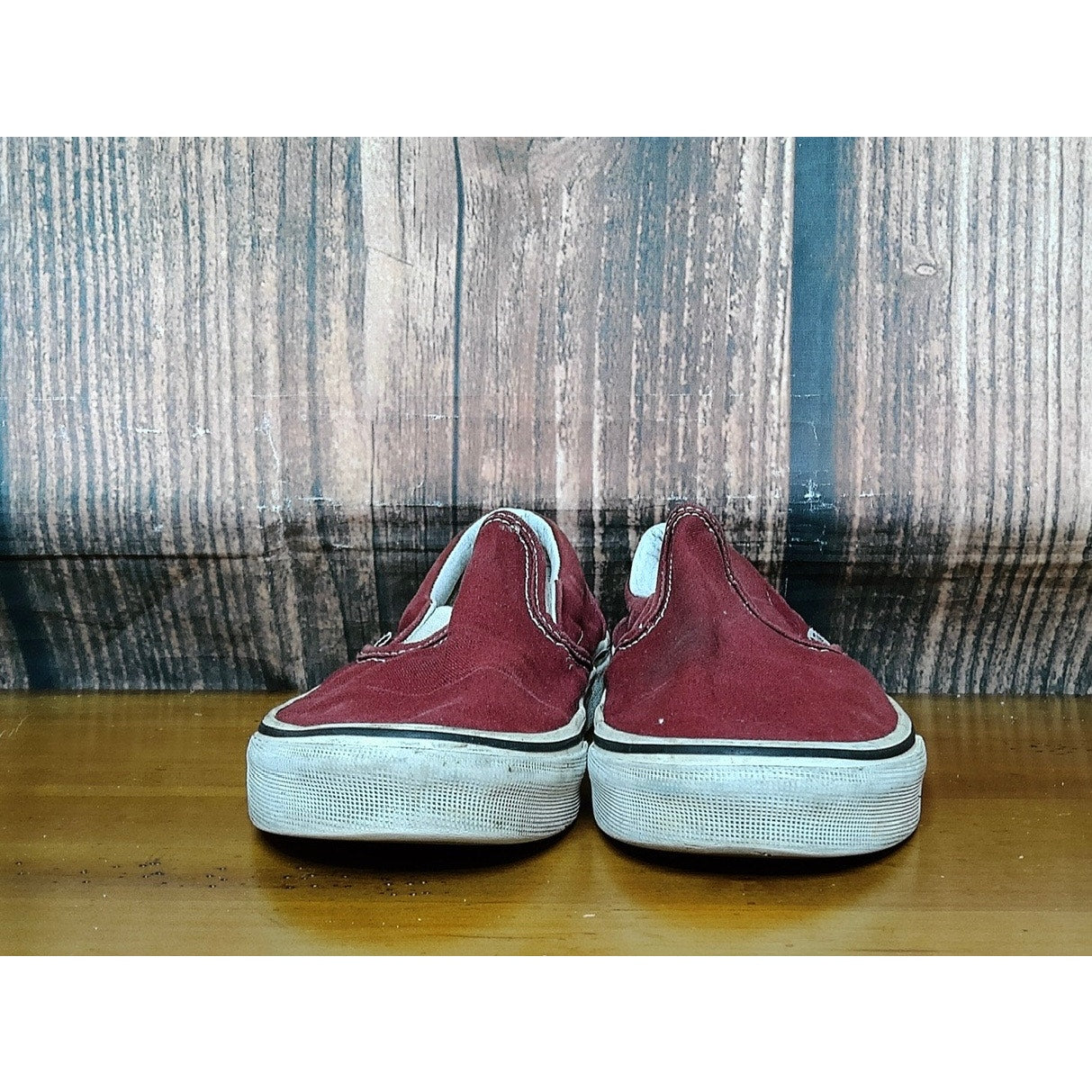 Vans Classic Slip-On Skate Shoes Brick Red Men's 5.5 / Women's 7