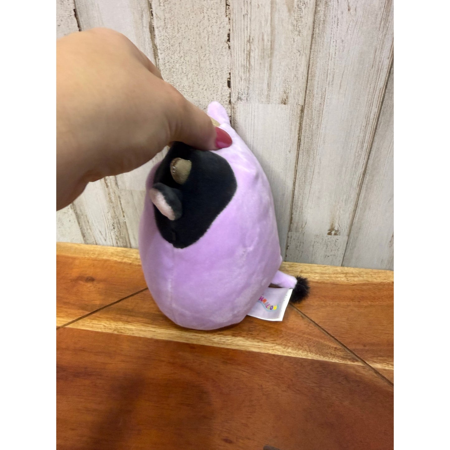 Squishmallow 6” Alexie the Purple Cow Plush Toy Soft Stuffed Animal