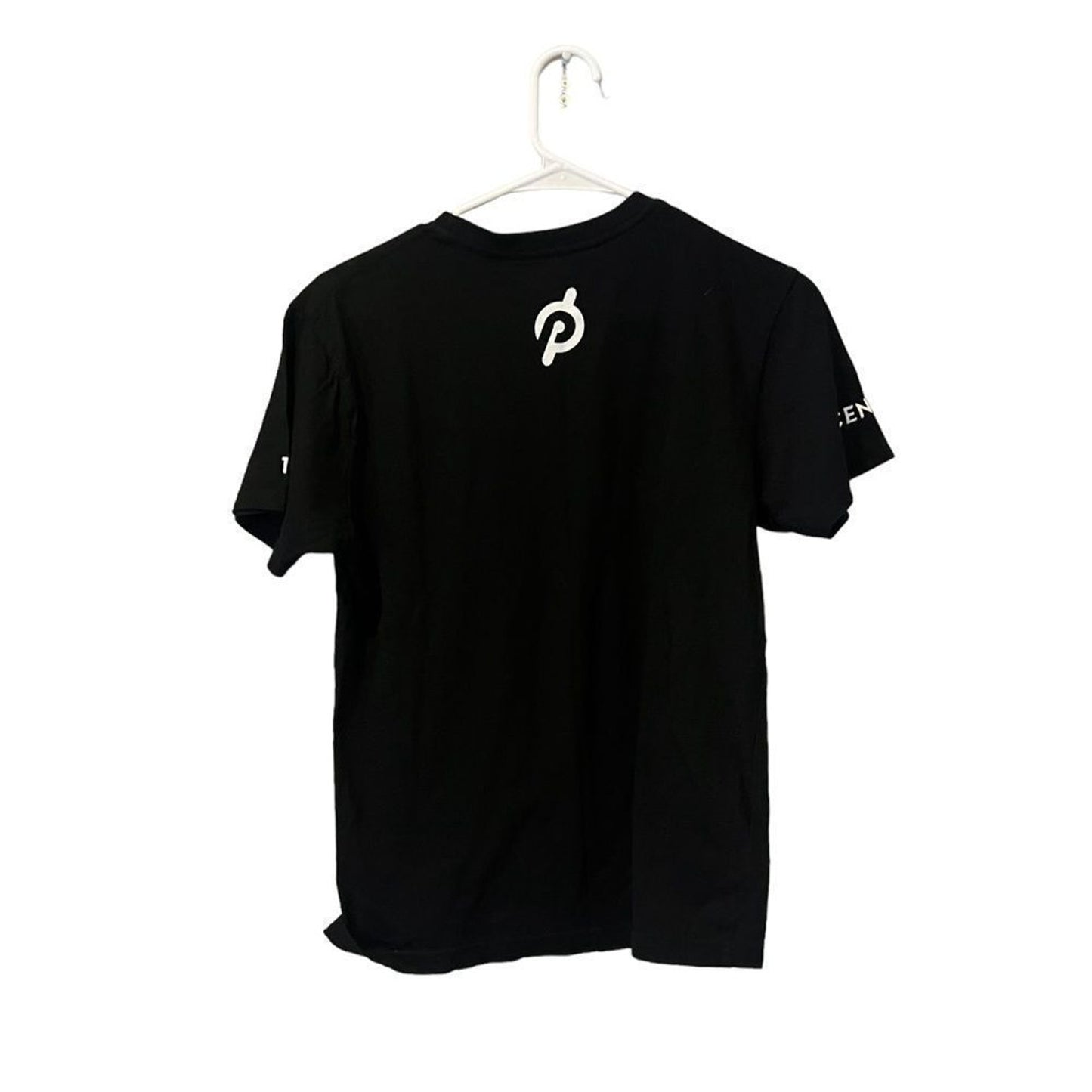 Peloton Century 100 Club T-Shirt Womens XS Black Short Sleeve Logo Tee