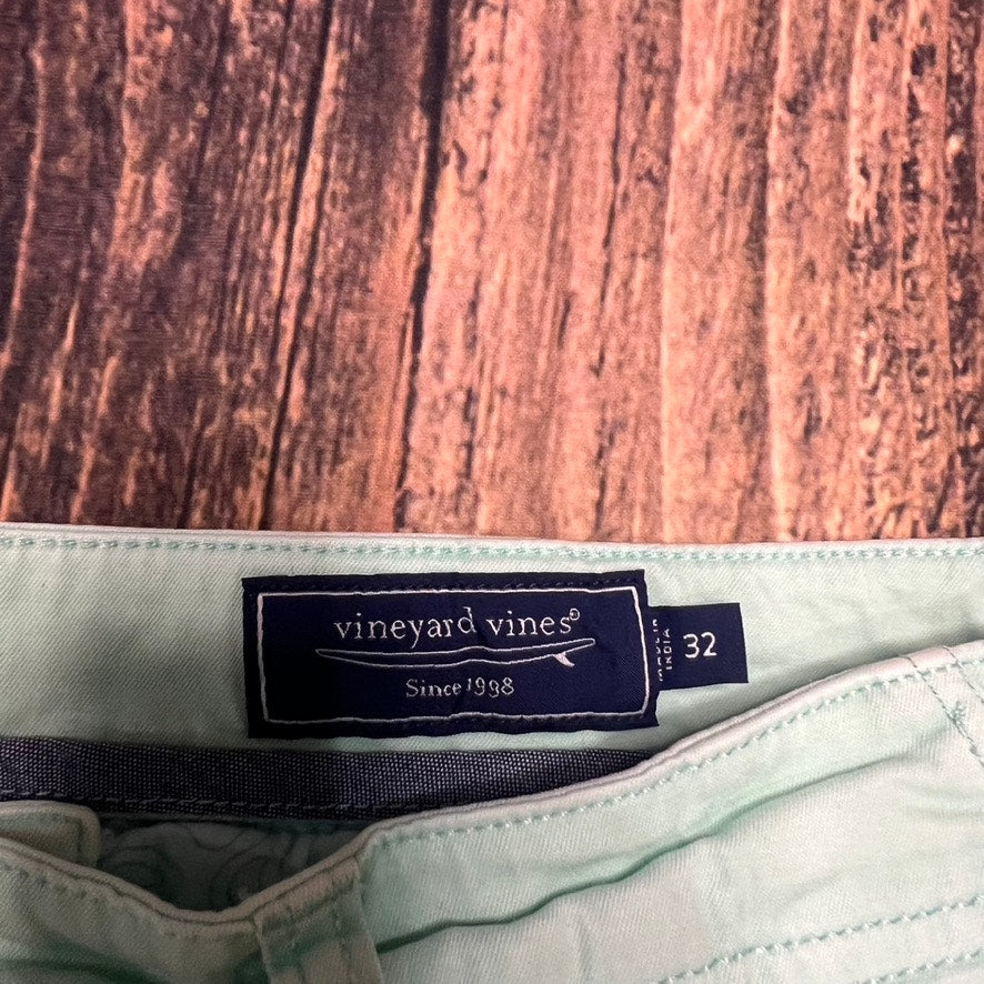 Vineyard Vines Island Short Men's Green Chino Shorts Size 32