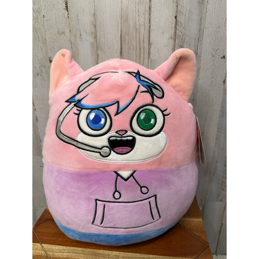 NWT Ryan's World Alpha Lexa Pink Cat Squishmallow Plush Toy Medium Size 14”