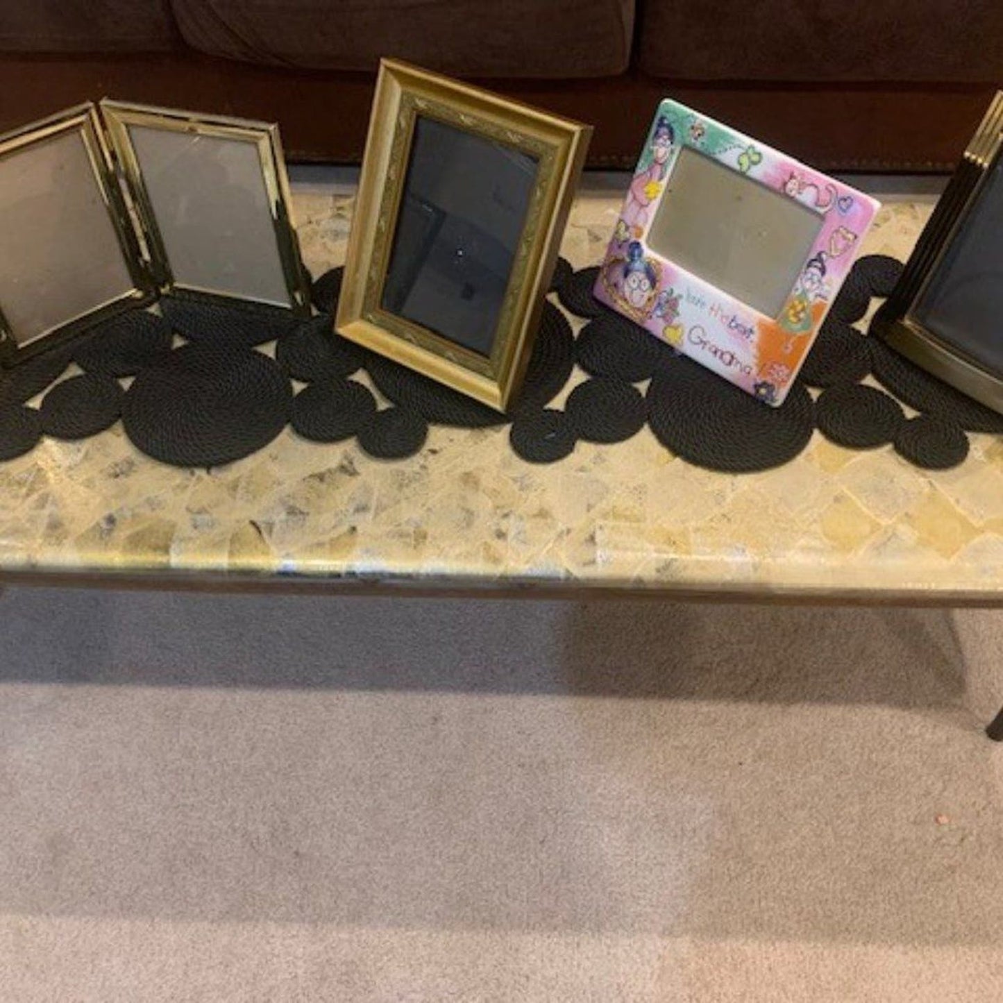 Elegant Set of 4 varied picture frames - timeless charm!