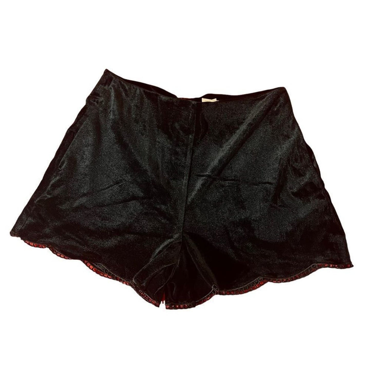 A Loves A Anthropologie Velour Black Shorts Size 2