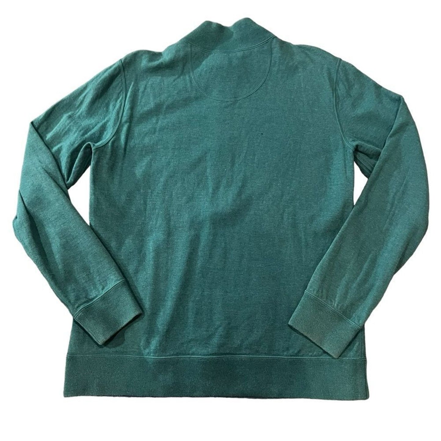 Tommy Bahama Sweater Mens Size Medium Green Blue Reversible 1/4 Zip Pullover